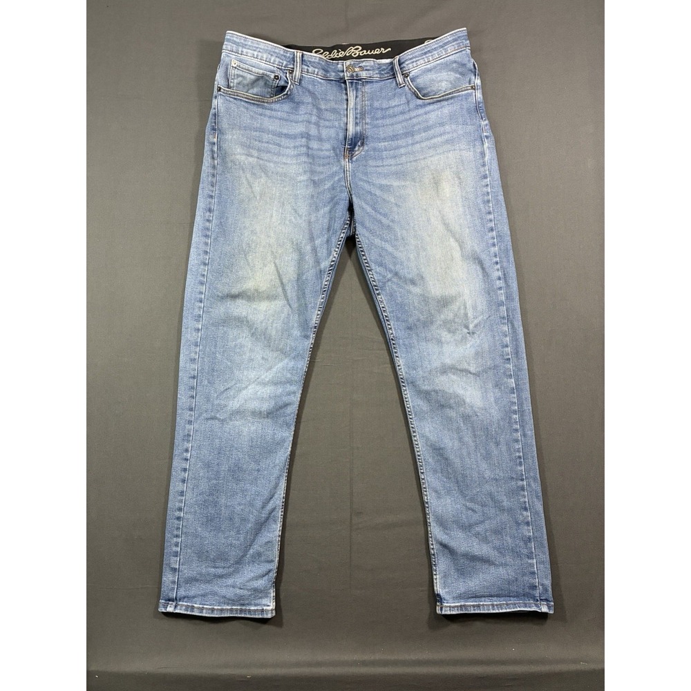 Eddie Bauer Jeans Mens 38x32 Blue Relaxed Fit Denim Straight Leg Classic Casual